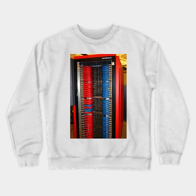 A Piece of Cray Supercomputer, Computer History Museum, Mountain View, California Crewneck Sweatshirt by IgorPozdnyakov